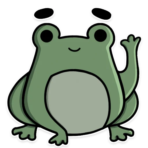 Frog's Fine Box stiker 👋