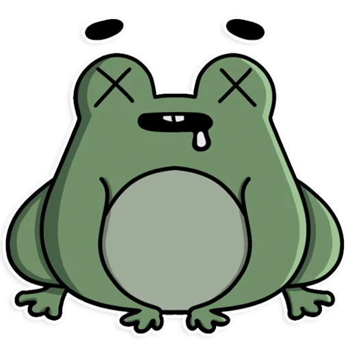 Frog's Fine Box stiker 😵