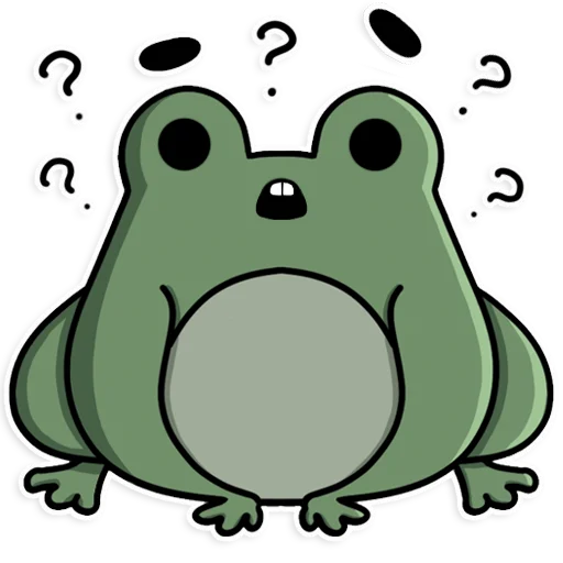 Telegram stiker «Frog's Fine Box» 😮