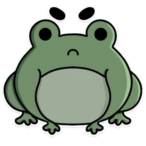 Frog's Fine Box stiker 😠