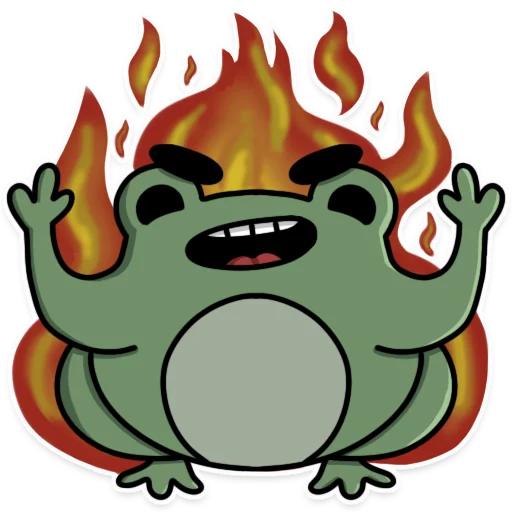 Frog's Fine Box emoji 😡