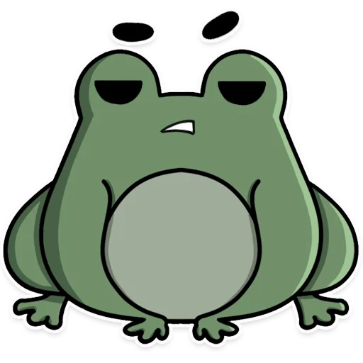 Telegram stiker «Frog's Fine Box» 😑