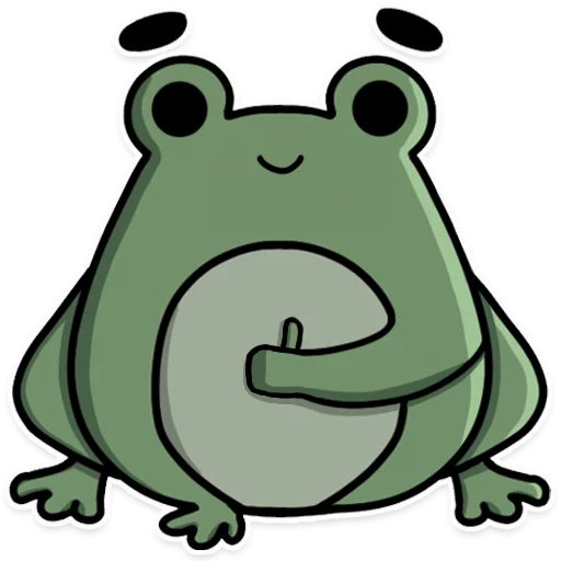 Стікер Telegram «Frog's Fine Box» 👍