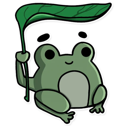 Telegram Sticker «Frog's Fine Box» 🍃
