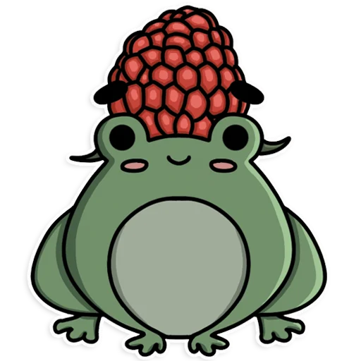 Frog's Fine Box stiker 🍓