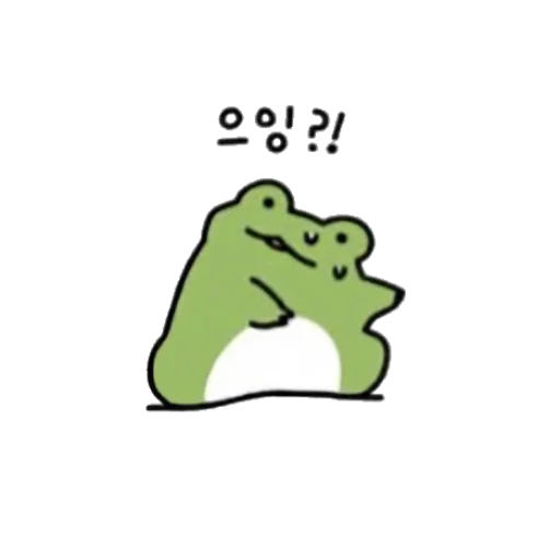 Frog-ticon emoji 😰