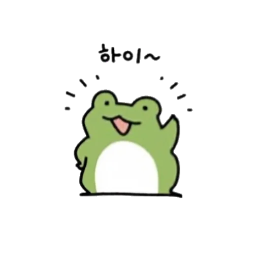 Frog-ticon emoji 🙋