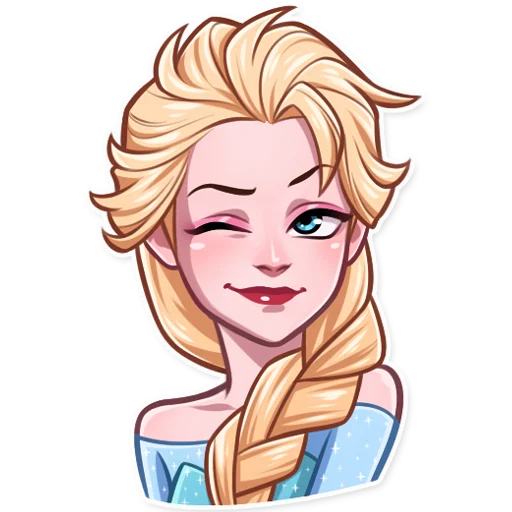 Telegram Sticker «Elsa» 😉