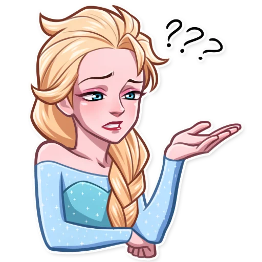 Elsa sticker 🤨