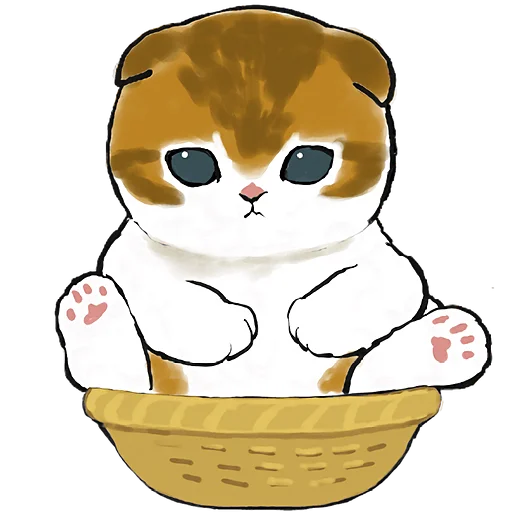 Telegram stiker «Фруктовые котята» 🥺