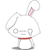 Fun Bunny Emoji emoji 😢
