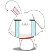 Fun Bunny Emoji emoji 🥲