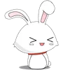 Fun Bunny Emoji emoji 😆