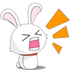 Fun Bunny Emoji emoji 😠