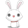 Fun Bunny Emoji emoji 😳