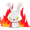 Fun Bunny Emoji emoji 😡