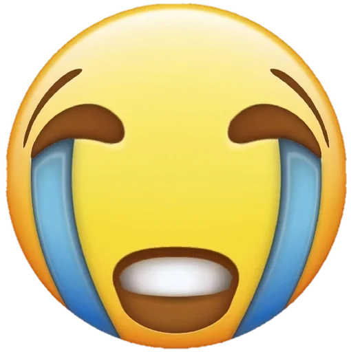 Стікер Telegram «Funny Emoji» 😭