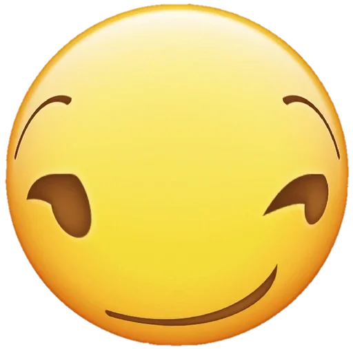 Стікер Telegram «Funny Emoji» 😏