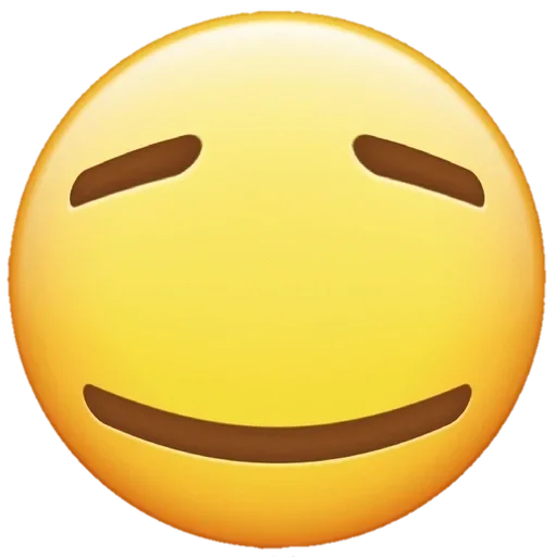 Стікер Telegram «Funny Emoji» 😑