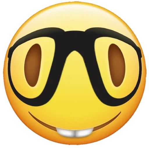 Стікер Funny Emoji 🤓