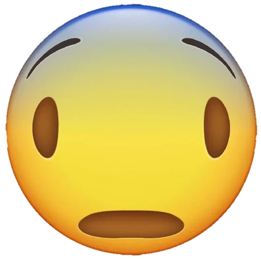 Стікер Telegram «Funny Emoji» 😨