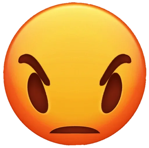 Стікер Telegram «Funny Emoji» 😡