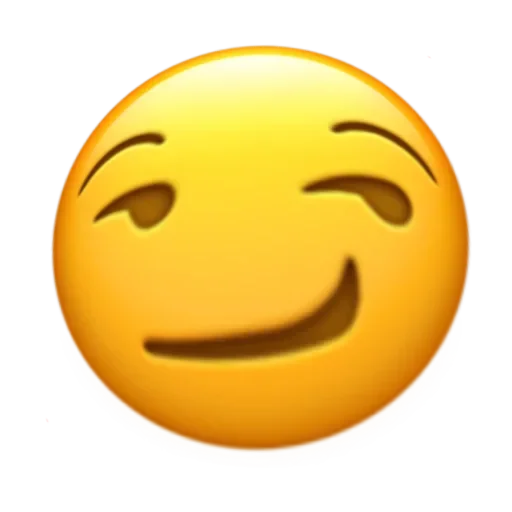Telegram Sticker «Funny Emoji » 😏