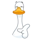 Funky Goose emoji 😏