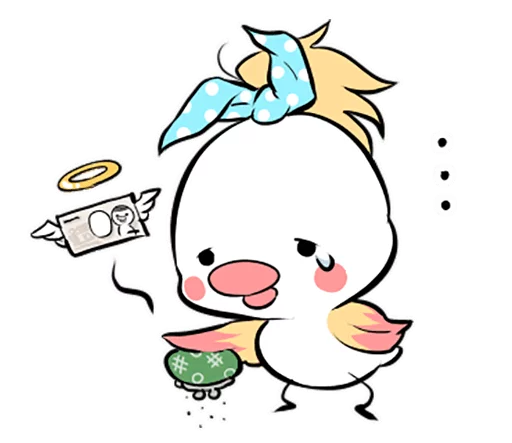 Telegram Sticker «Funny Bird» 👛