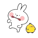 Funny Bunny emoji 😤