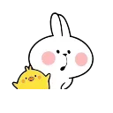Funny Bunny emoji 😰