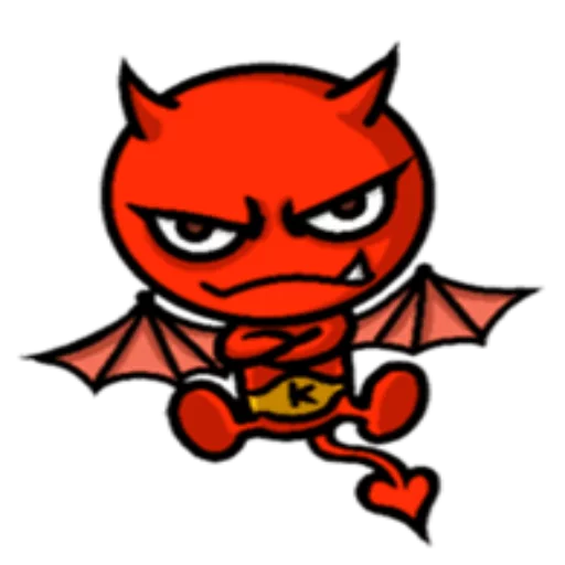 Funny Devil emoji 😐