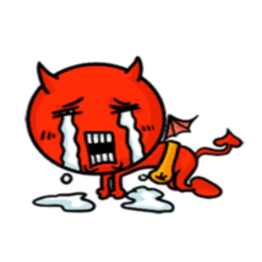 Funny Devil emoji 😭
