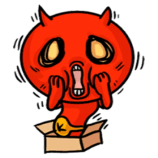 Funny Devil emoji 😱