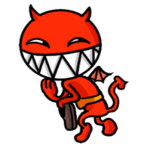 Telegram stiker «Funny Devil» 😁