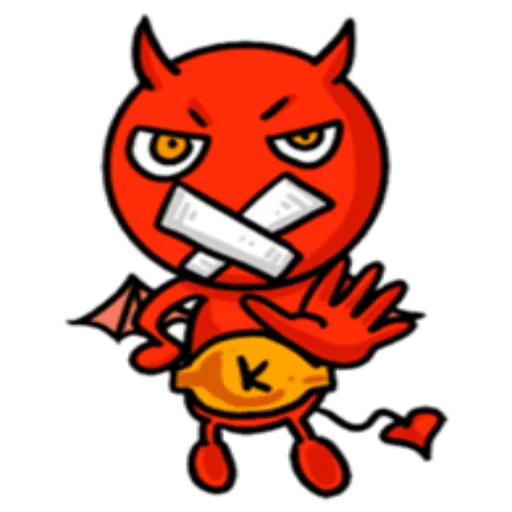 Funny Devil  emoji 🤐