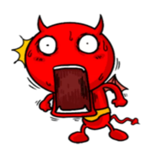 Funny Devil  emoji 😨