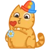 Забавный Персик emoji 😘