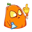 Pumpkins  emoji 🖕