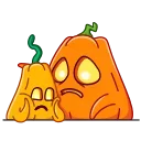 Pumpkins sticker ☹️
