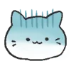 Telegram emoji «Funya cat» 😱