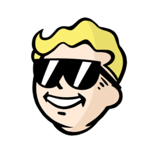 Telegram stiker «Fallout emoji» 😎