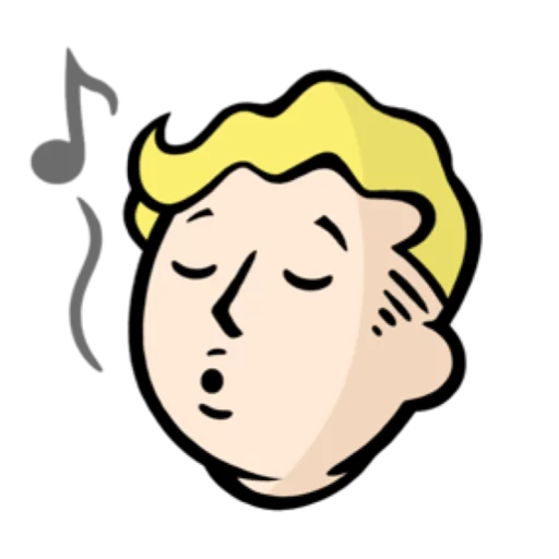 Стикер Fallout emoji 😙