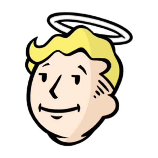 Стикер Fallout emoji 😇