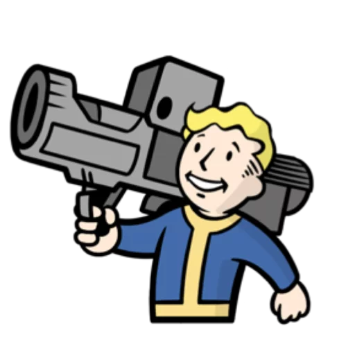 Telegram stiker «Fallout emoji» 🔫