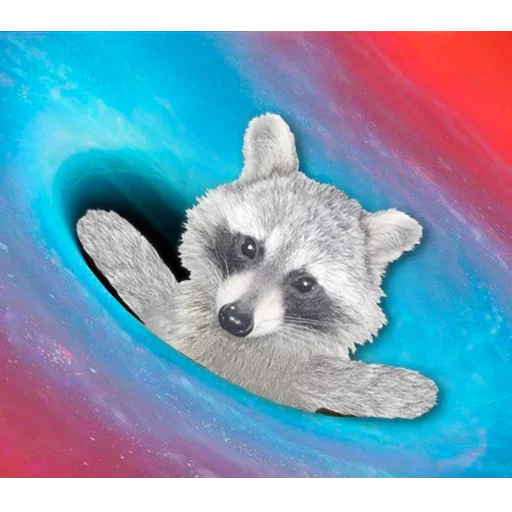 Емодзі famous racoon 😚