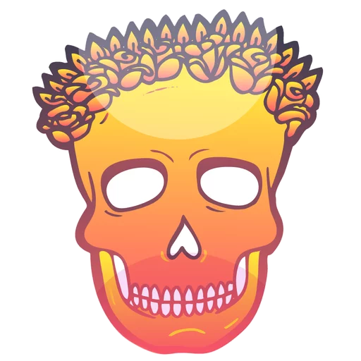 Telegram Sticker «Skulls» 💀