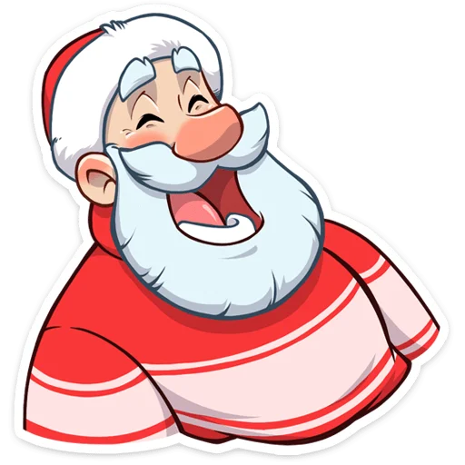 Telegram Sticker «Дедушка Мороз» 😆