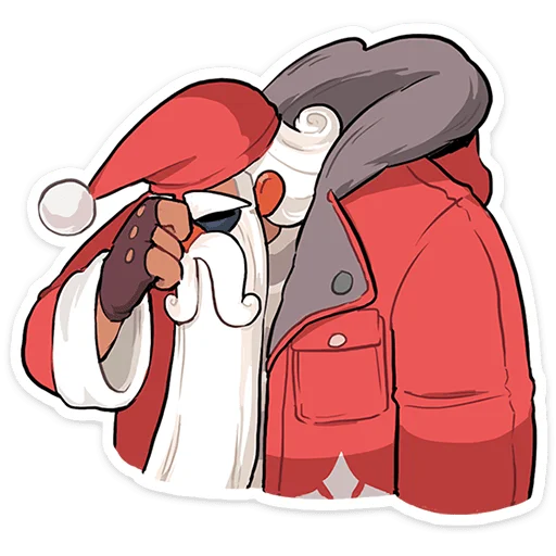 Дед Мороз и Снегурочка emoji 🤦‍♀️