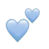 blue emoji 💕